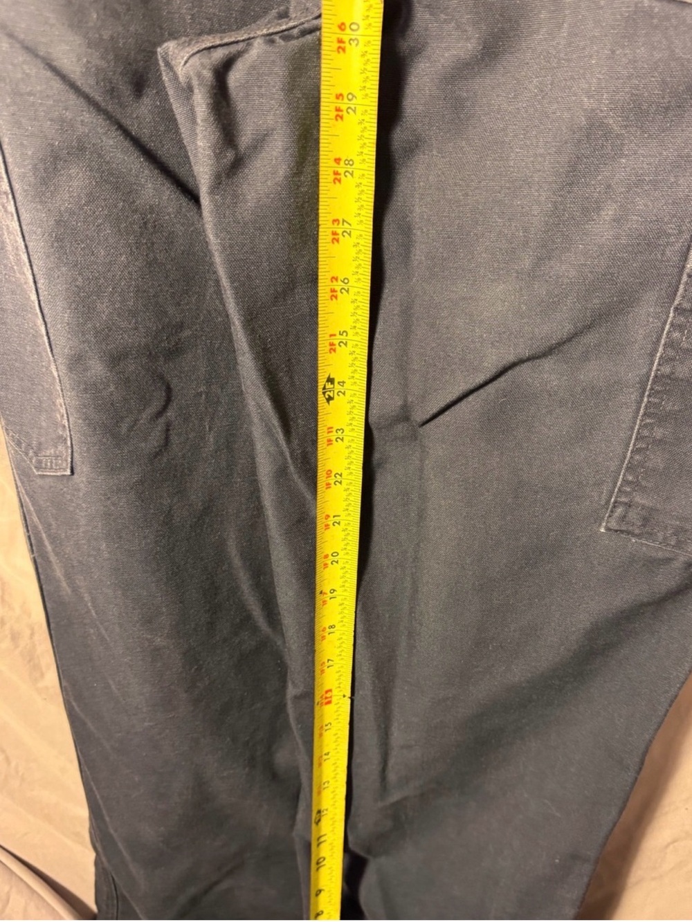 Carhartt 383-20 Mens 31x30 Navy Dungaree Carpenter Utility Work Pants Rental - Picture 5 of 8